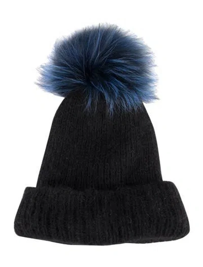 Pre-owned Eugenia Kim Black Wool Beanie