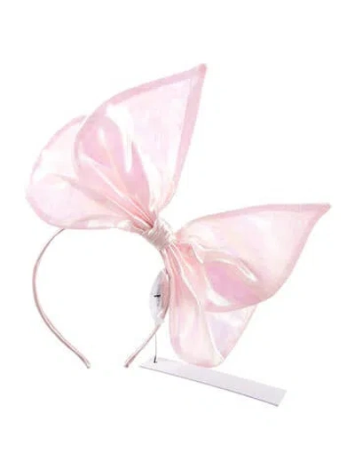 Pre-owned Eugenia Kim Bow Headband W/ Tags In Pink