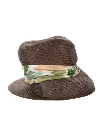 Pre-owned Eugenia Kim Brim Sun Hat In Brown