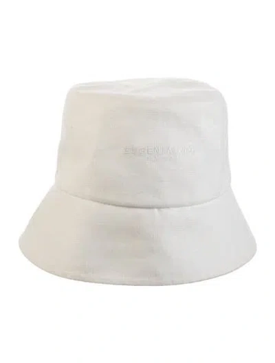Pre-owned Eugenia Kim Bucket Hat In White