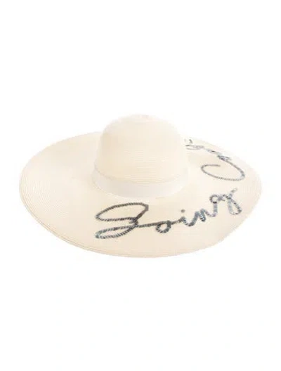 Pre-owned Eugenia Kim Bunny Floppy Hat In Neutrals