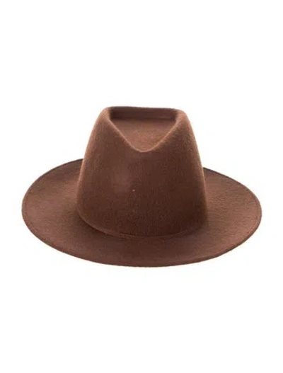 Pre-owned Eugenia Kim Burgundy Roundup Fedora W/tags