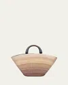 EUGENIA KIM CARLOTTA OMBRE STRAW BEACH TOTE BAG