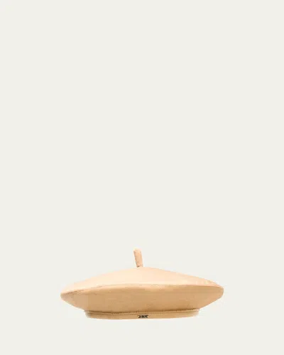 EUGENIA KIM CARTER CAMEL CASHMERE BERET