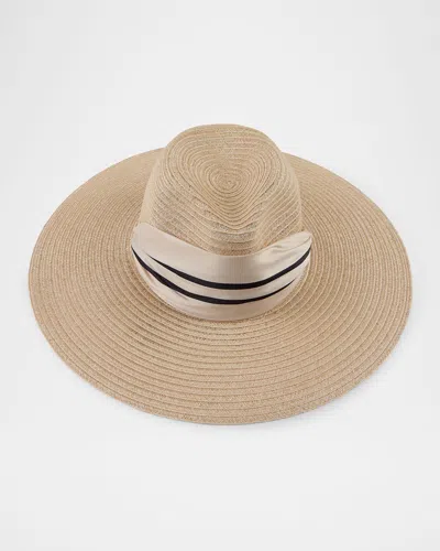 EUGENIA KIM CASSIDY FEDORA WITH ORGANZA SCARF