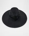 Eugenia Kim Cassidy Grosgrain-trimmed Hemp Sunhat In Black