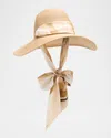 Eugenia Kim Cassidy Packable Wide-brim Fedora In Sand