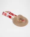 Eugenia Kim Cassidy Straw Fedora Hat In Sand