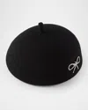 Eugenia Kim Coco Bow Beret In Black