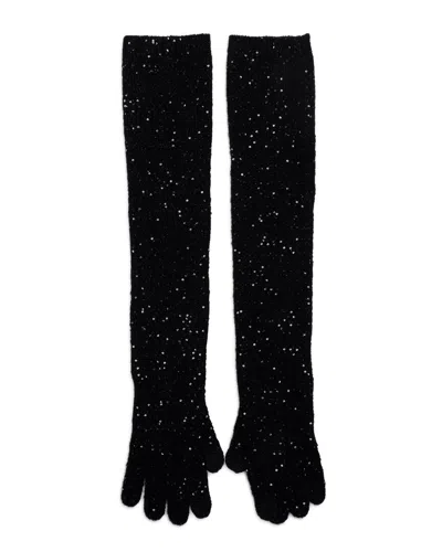 Eugenia Kim Coraline Wool-blend Gloves In Black