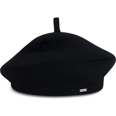 Eugenia Kim Dionne Wool Beret In Black