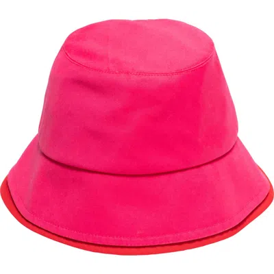 Eugenia Kim Double Brim Bucket Hat In Fuchsia/ Red