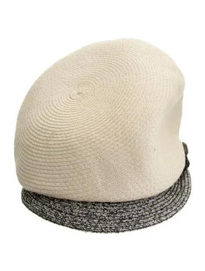 Pre-owned Eugenia Kim Emma Hat In White