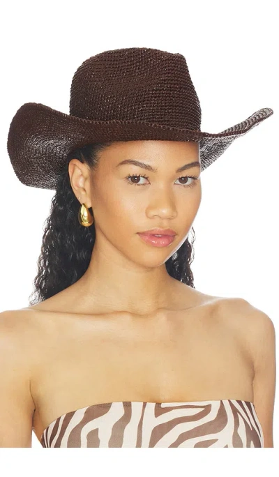 Eugenia Kim Emmanuelle Fedora Hat In Brown