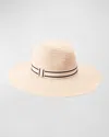 EUGENIA KIM EMMANUELLE HEMP FEDORA WITH BAND