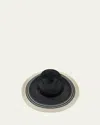 Eugenia Kim Emmanuelle Ombre Fedora In Black Ivory