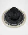 Eugenia Kim Emmanuelle Ombre Fedora In Black Ivory
