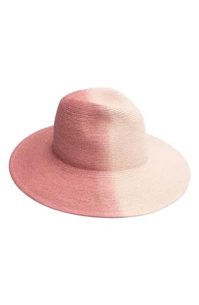 Eugenia Kim Emmanuelle Straw Fedora In Pink