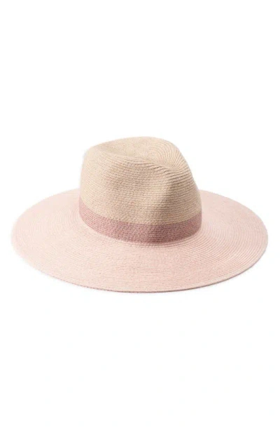 Eugenia Kim Women's Emmanuelle Packable Wide-brim Fedora In Sand Rose Pale Pink