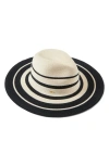 Eugenia Kim Emmanuelle Wide Brim Packable Straw Fedora