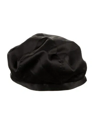 Pre-owned Eugenia Kim Fabric Cap In Black