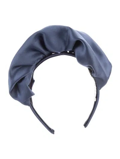 Pre-owned Eugenia Kim Fabric Hairband W/tags In Blue
