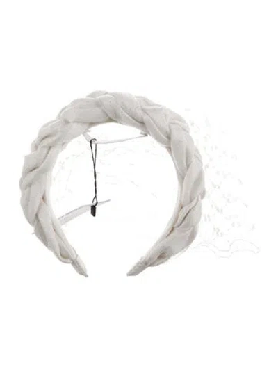 Pre-owned Eugenia Kim Fabric Hairband W/tags In Neutral