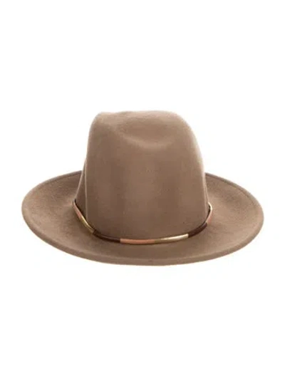 Pre-owned Eugenia Kim Fedora In Brown