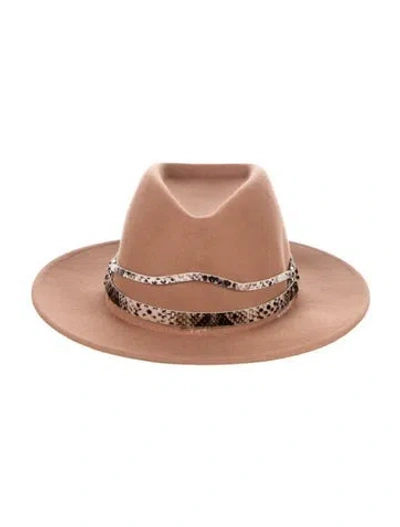 Pre-owned Eugenia Kim Fedora In Brown