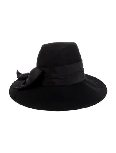Pre-owned Eugenia Kim Fedora Hat In Black