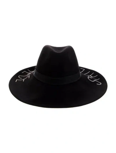 Pre-owned Eugenia Kim Fedora Hat In Black