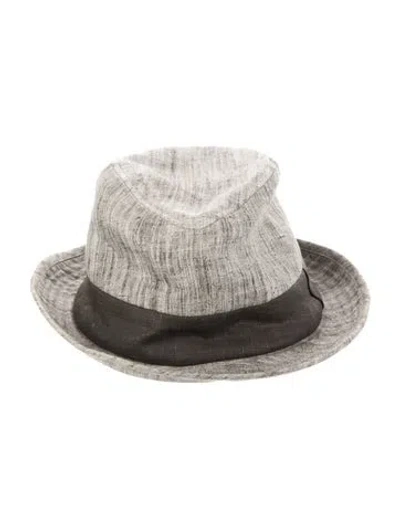 Pre-owned Eugenia Kim Fedora Hat In Gray