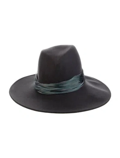 Pre-owned Eugenia Kim Fedora Hat In Gray