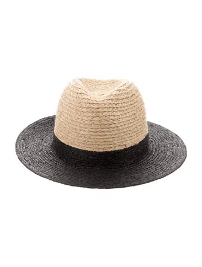 Pre-owned Eugenia Kim Fedora Hat In Neutral