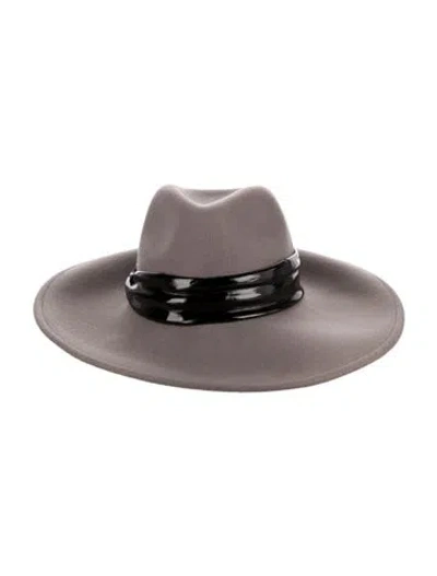 Pre-owned Eugenia Kim Fedora Hat In Neutrals