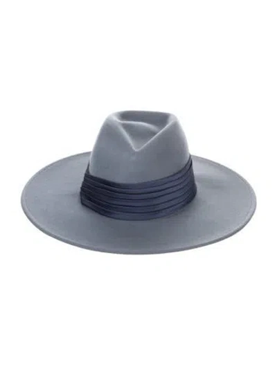 Pre-owned Eugenia Kim Fedora Hat  W/tags In Blue