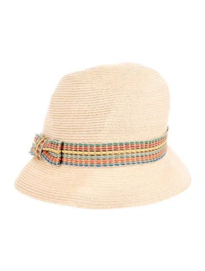 Pre-owned Eugenia Kim Fedora Hat In Yellow