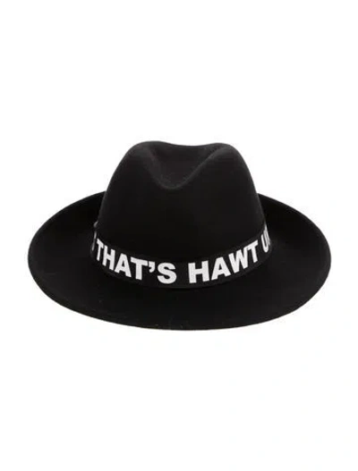 Pre-owned Eugenia Kim Fedora -style Hat In Black