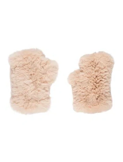 Pre-owned Eugenia Kim Fingerless Gloves In Neutrals