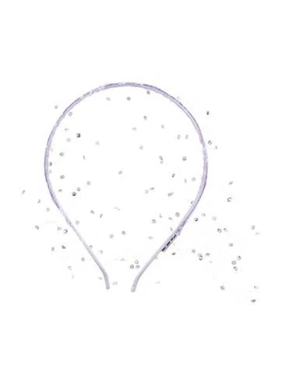 Pre-owned Eugenia Kim Fishnet Headband W/tags In Purple