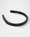 Eugenia Kim Gala Embellished Headband In Clear