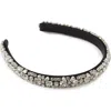 Eugenia Kim Gala Embellshed Headband In Clear