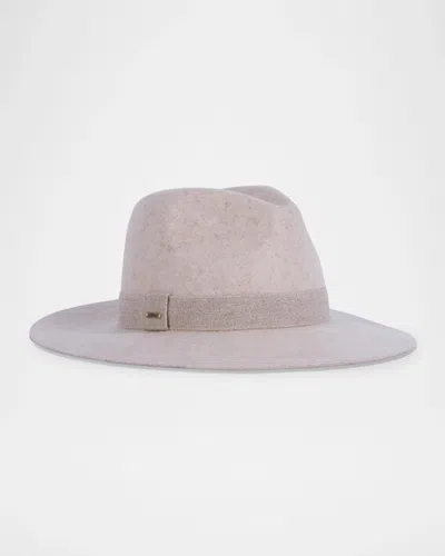 Eugenia Kim Georgina Felted Wool Fedora In Gray