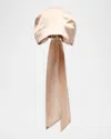 Eugenia Kim Gigi Polyester Headscarf In Champagne