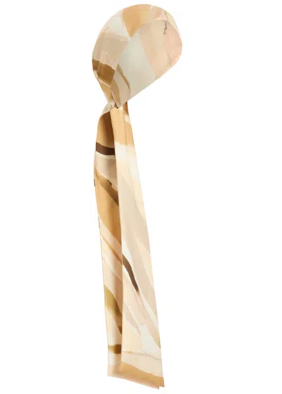 Eugenia Kim Gigi Printed Satin Headscarf