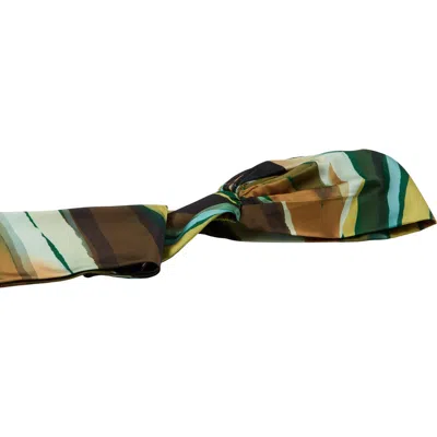 Eugenia Kim Gigi Satin Head Wrap In Multi