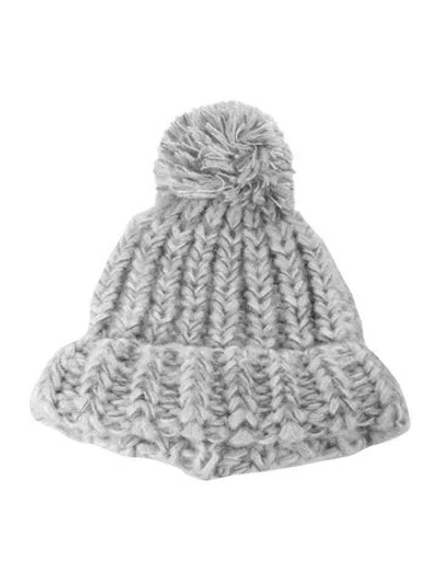 Pre-owned Eugenia Kim Grey Wool Beanie W/tags