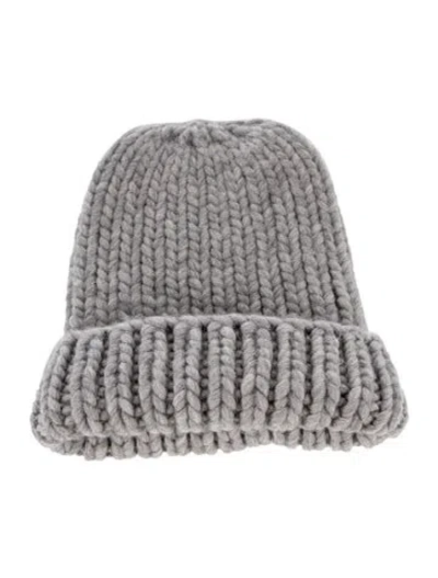 Pre-owned Eugenia Kim Grey Wool Knitted Beanie With Tags In Gray