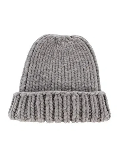 Pre-owned Eugenia Kim Grey Wool Knitted Beanie With Tags. In Gray