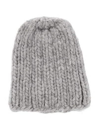 Pre-owned Eugenia Kim Grey Wool Knitted Beanie With Tags In Gray